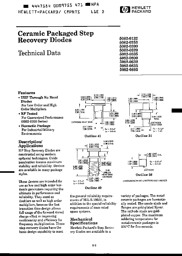 5082-0132_190484.PDF Datasheet