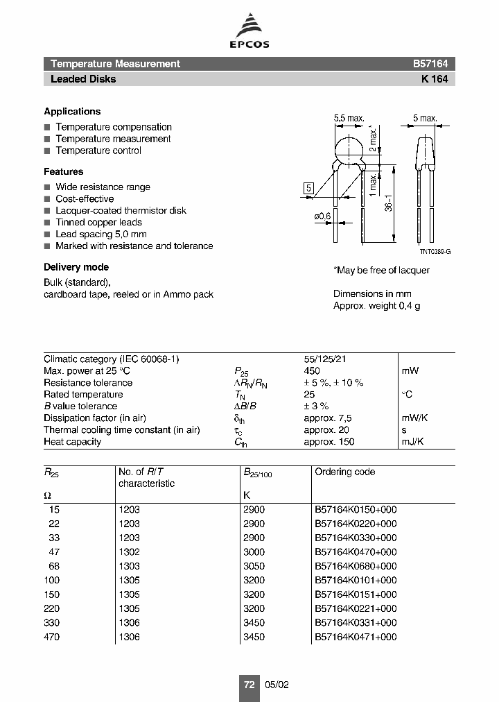 K164_157901.PDF Datasheet