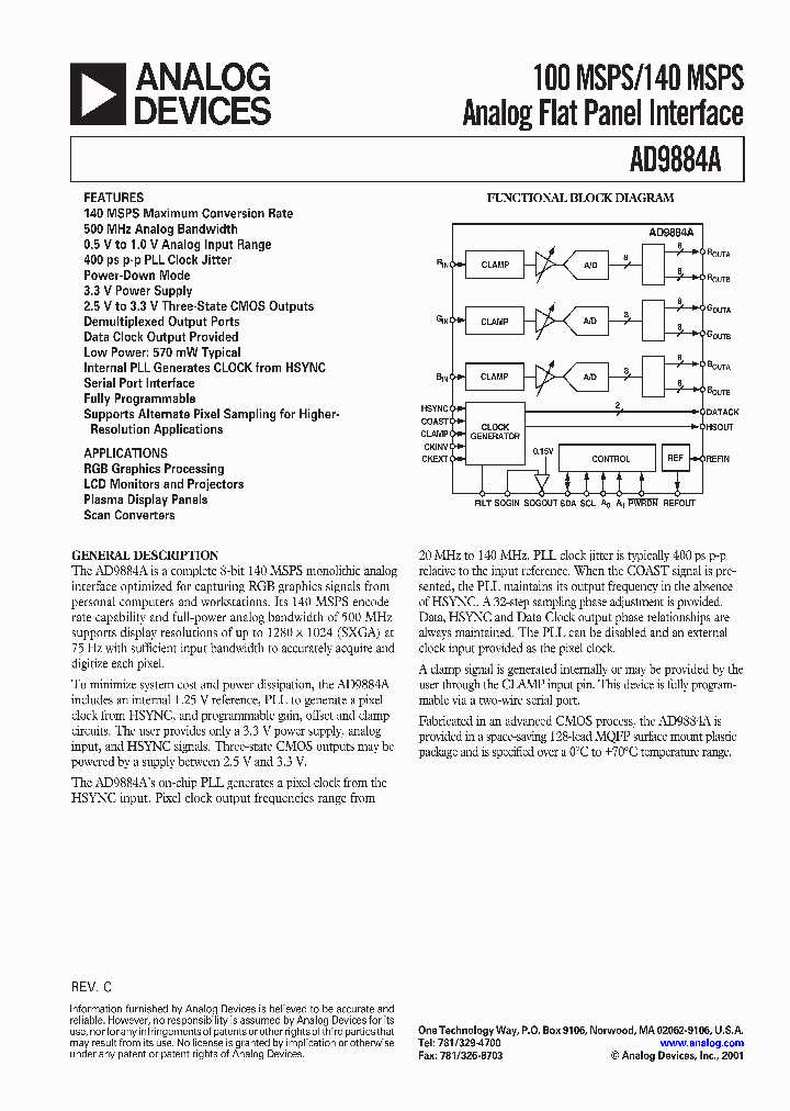 AD9884_182755.PDF Datasheet