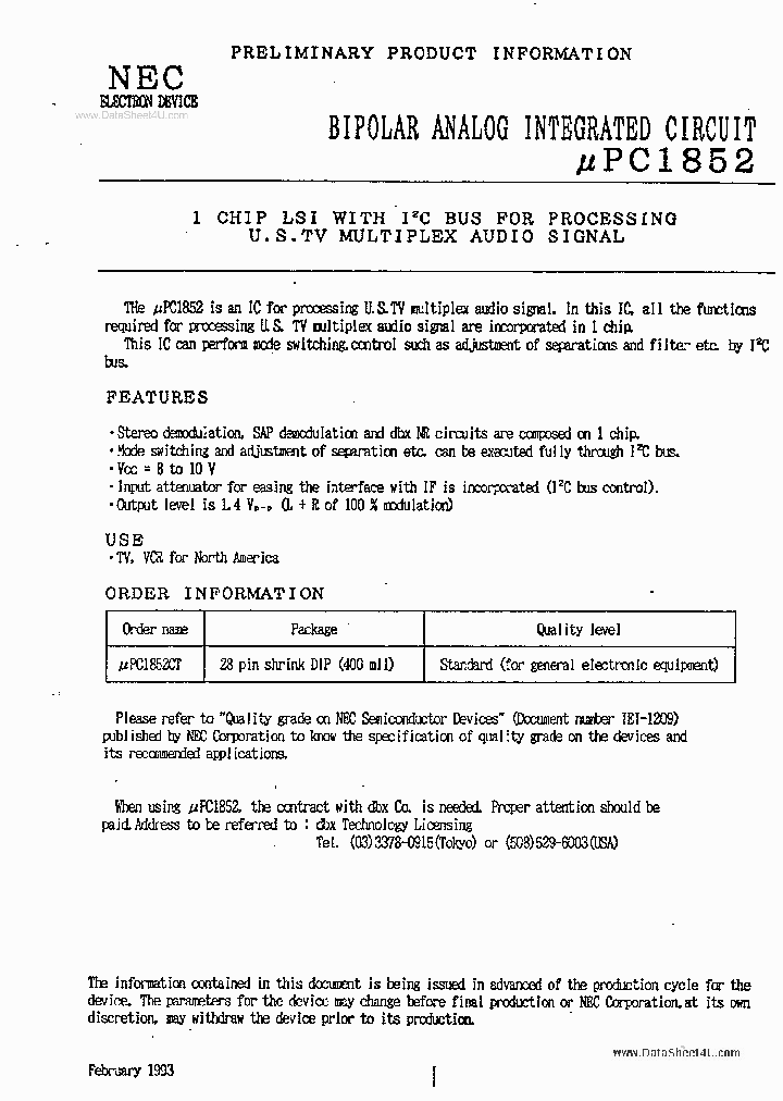 C1852_165525.PDF Datasheet