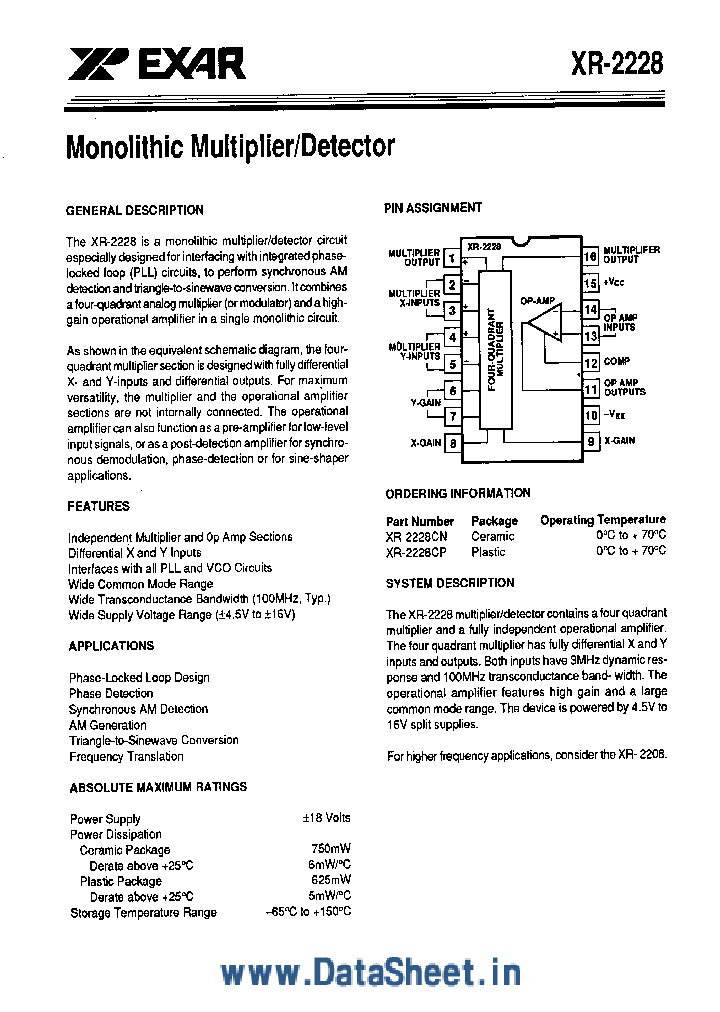 XR-2228_173107.PDF Datasheet