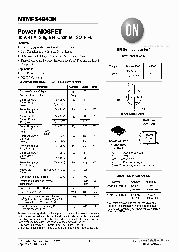 NTMFS4943N_176053.PDF Datasheet