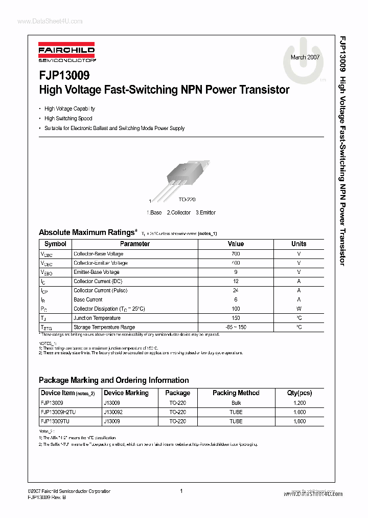 J13009_176770.PDF Datasheet