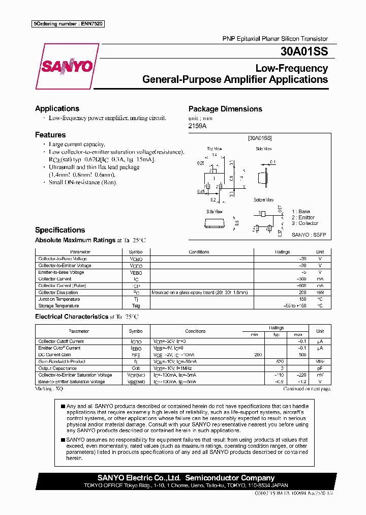 30A01SS_203776.PDF Datasheet