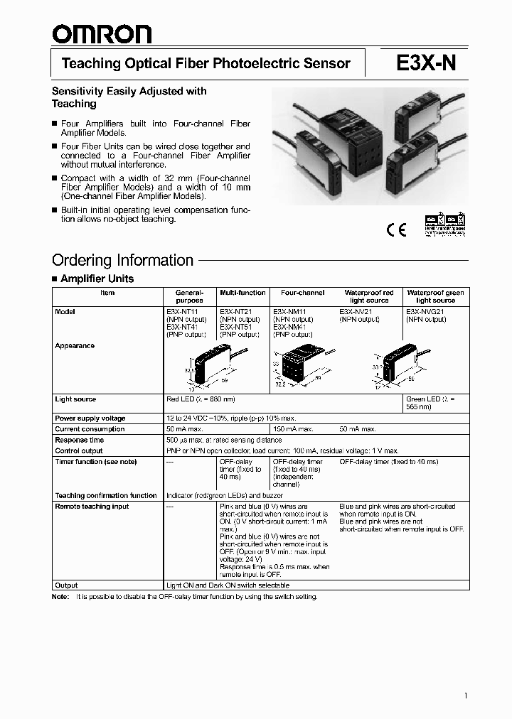 E3X-NM11_215475.PDF Datasheet