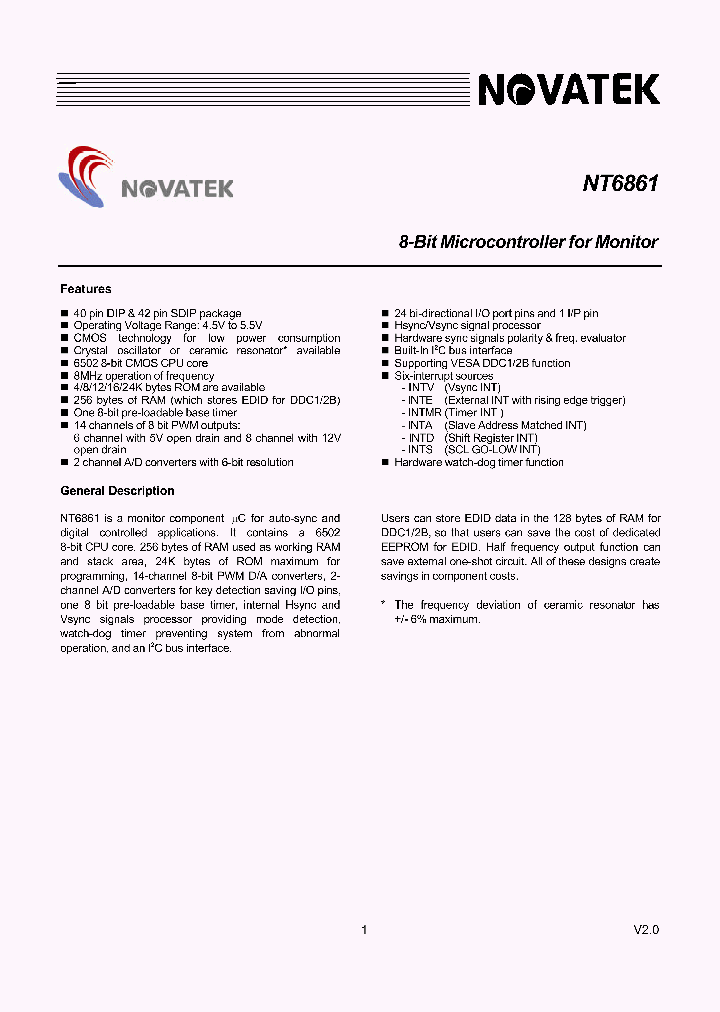 NT6861_239086.PDF Datasheet