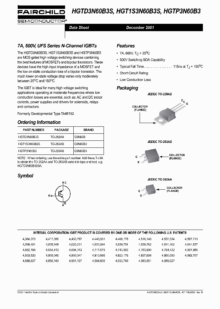 HGT1S3N60B3S_242426.PDF Datasheet