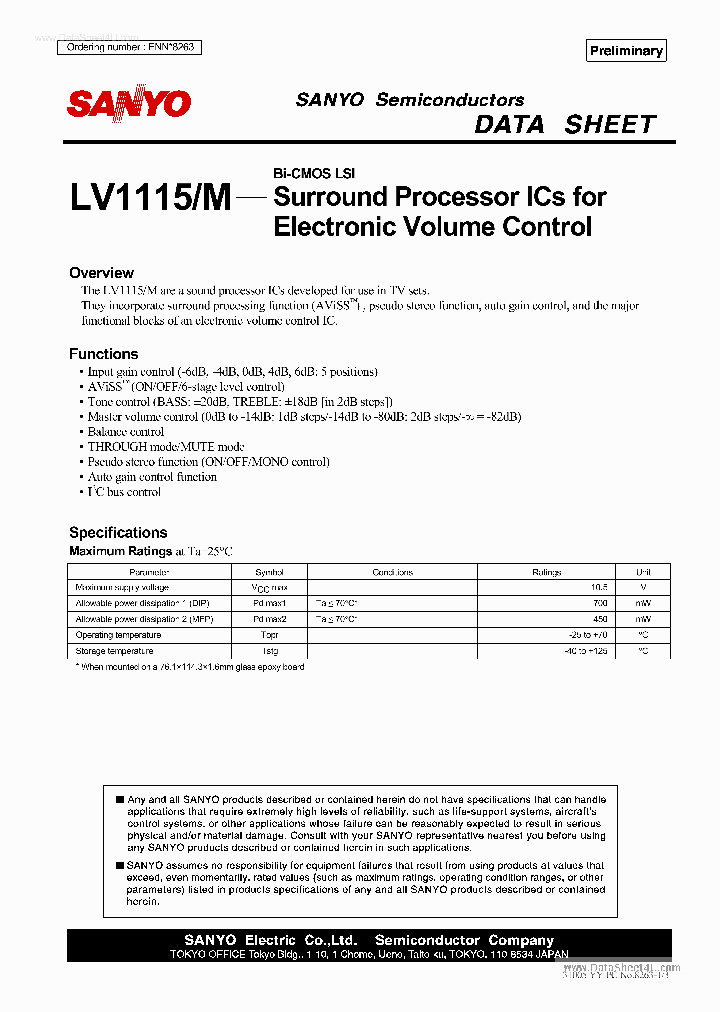 LV1115_183284.PDF Datasheet