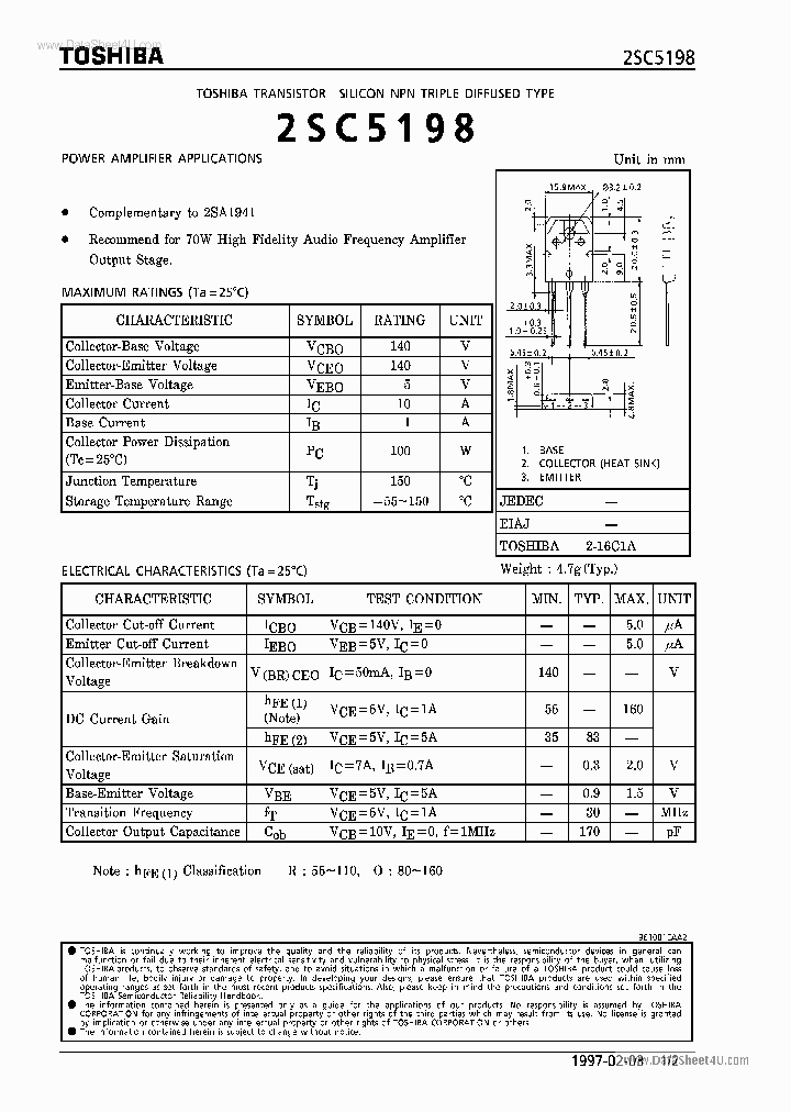 C5198_184785.PDF Datasheet