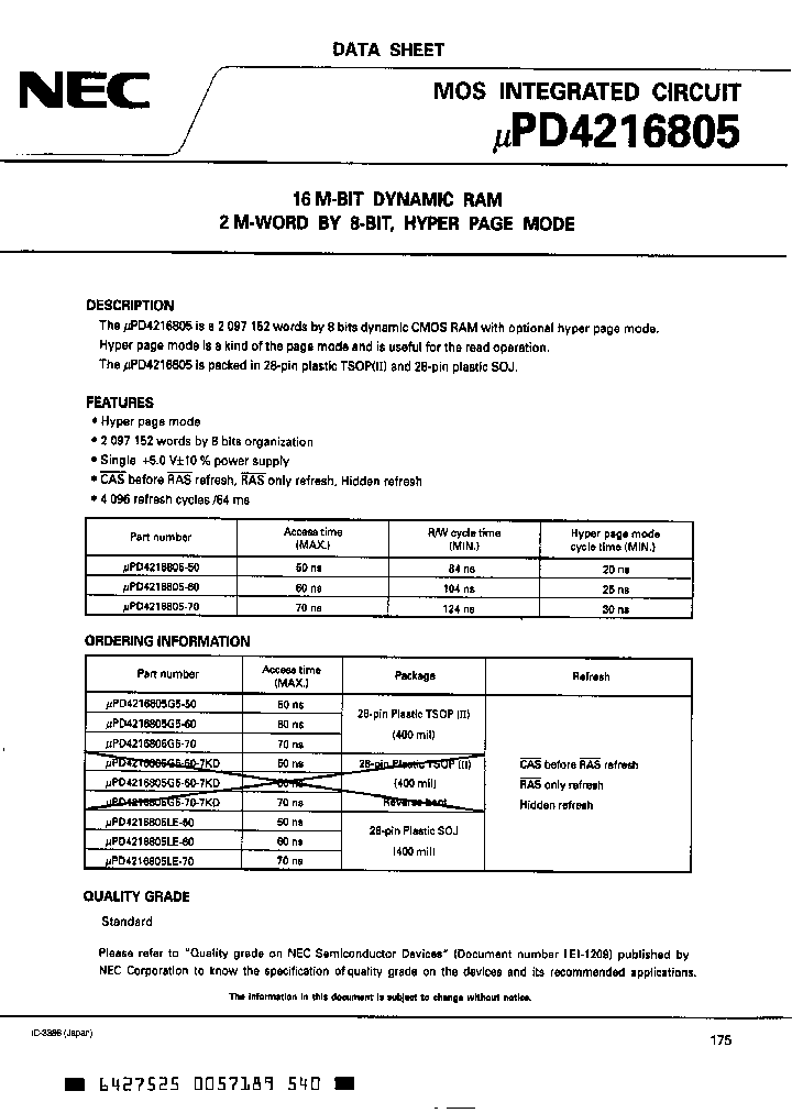 UPD4216805LE-60_434391.PDF Datasheet