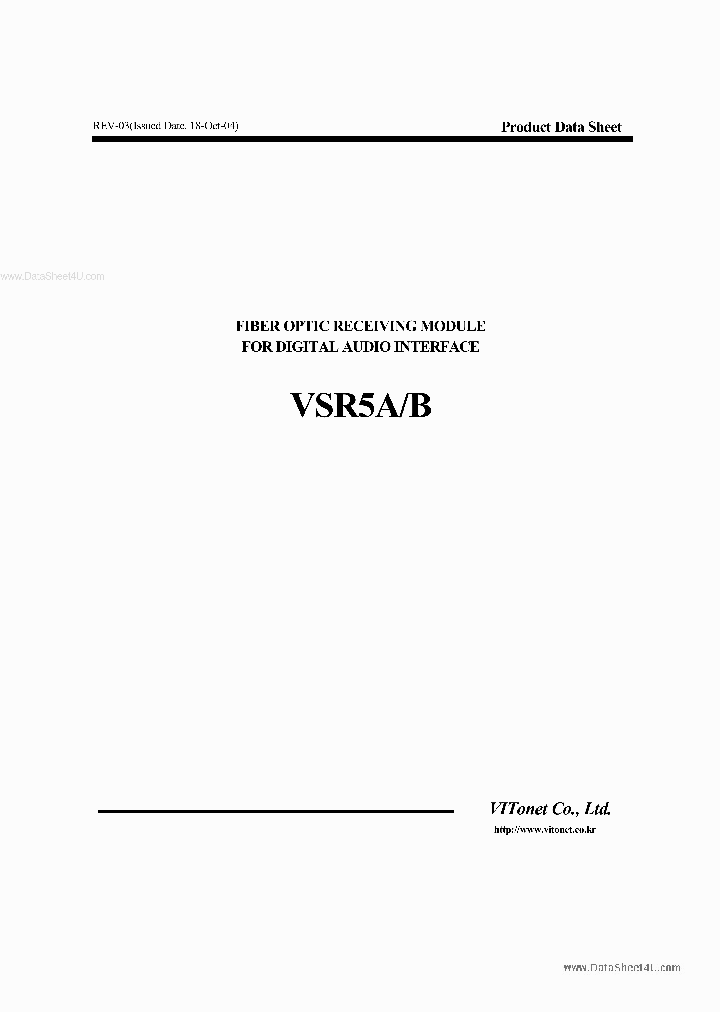 VSR5A_199820.PDF Datasheet
