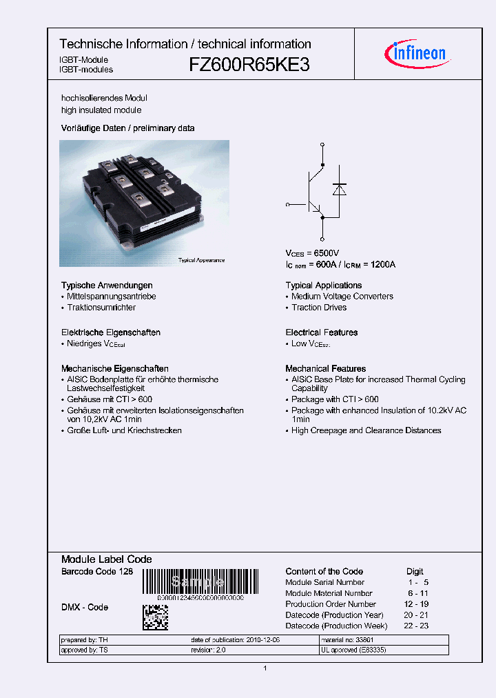 FZ600R65KE3_436516.PDF Datasheet
