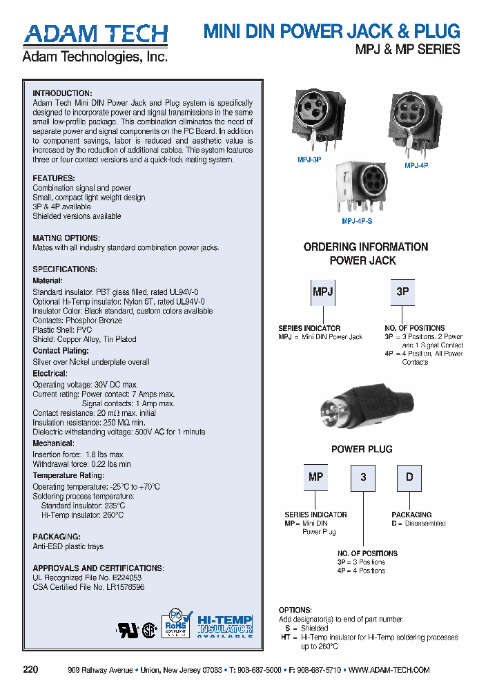 MPJ-4P_335212.PDF Datasheet