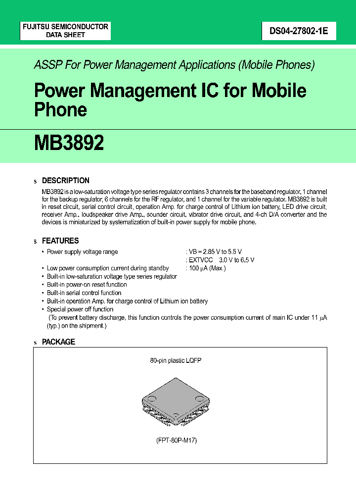 MB3892_443578.PDF Datasheet