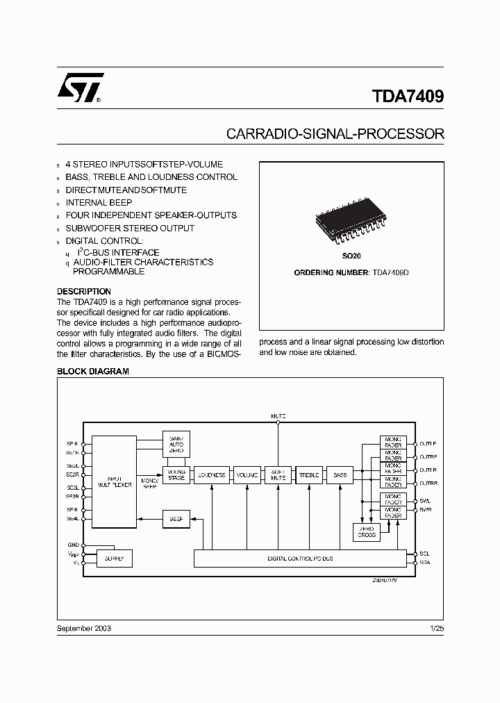 TDA7409D_338303.PDF Datasheet