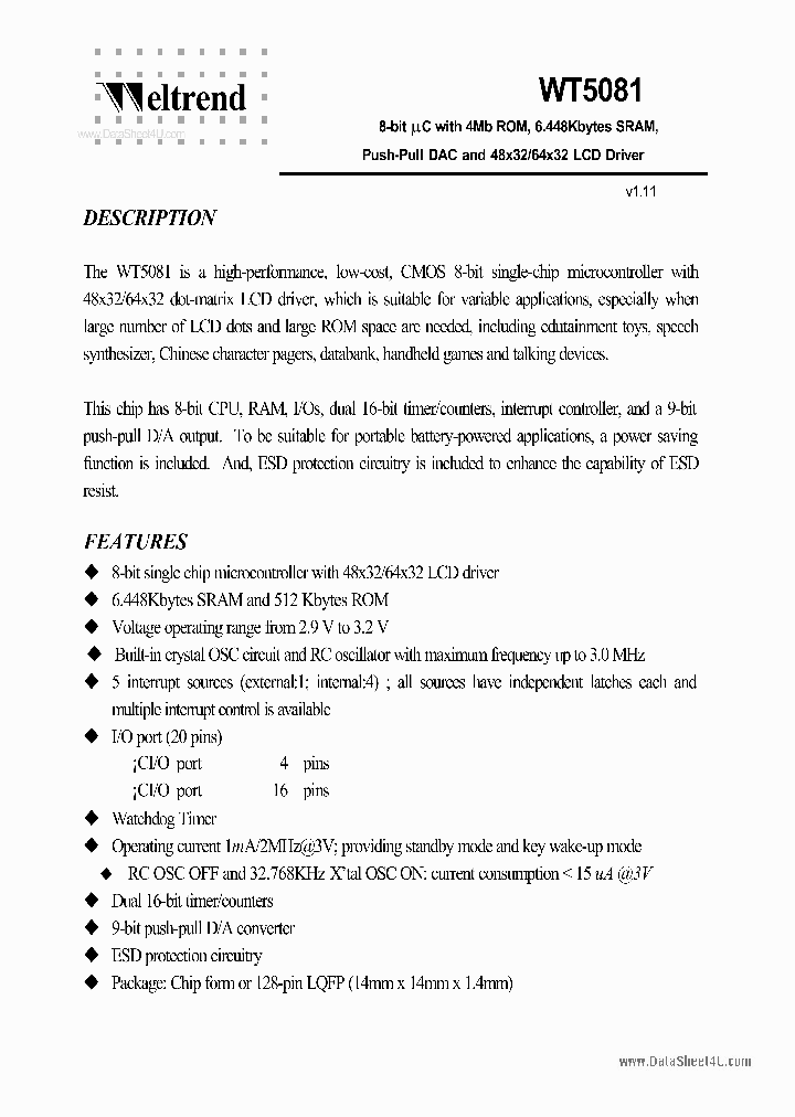 WT5081_236352.PDF Datasheet