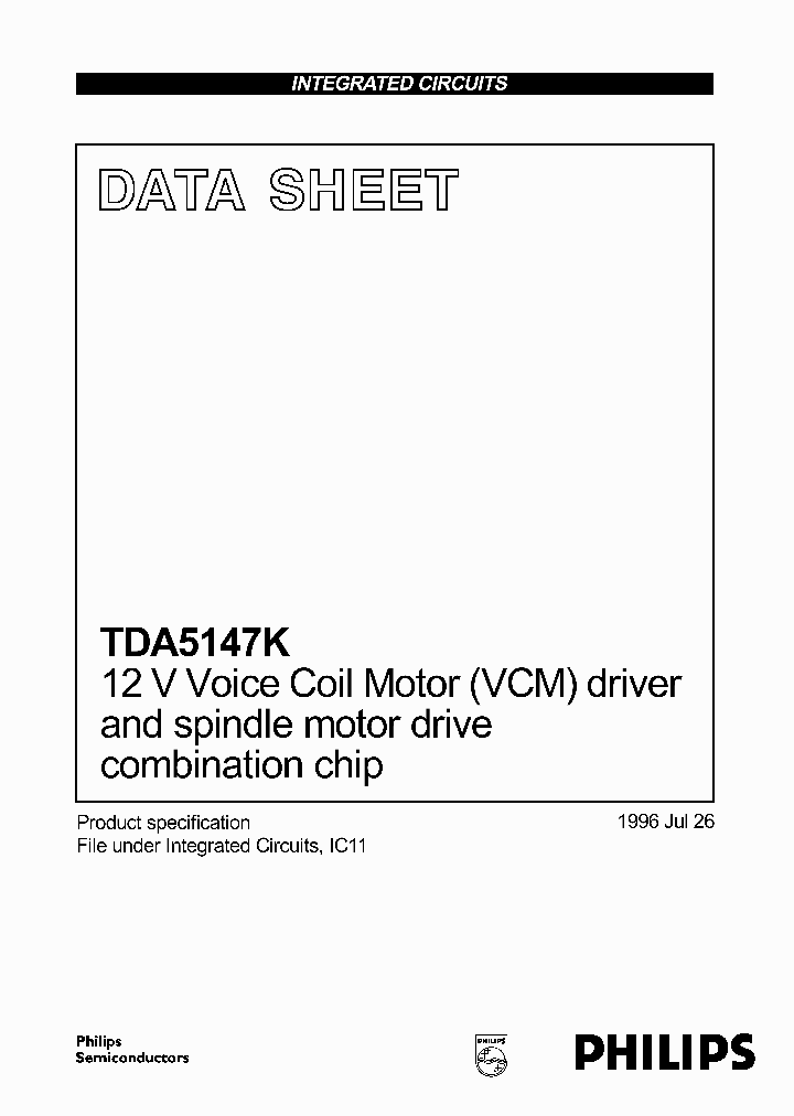 TDA5147K_465725.PDF Datasheet