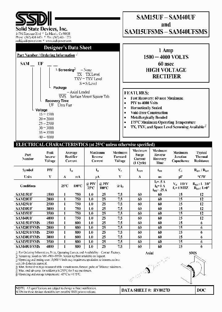 SAM25UFSMS_477070.PDF Datasheet