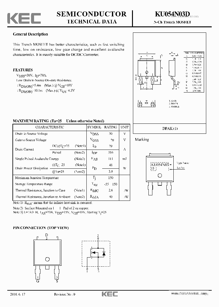 KU054N03D_248359.PDF Datasheet
