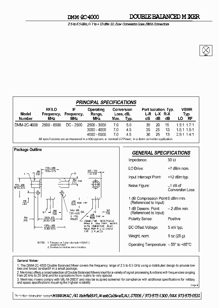 DMM-2C-4000_611164.PDF Datasheet