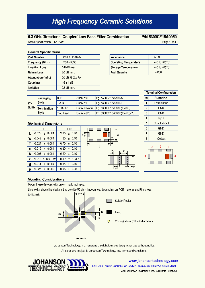 5300CF15A0950_613928.PDF Datasheet