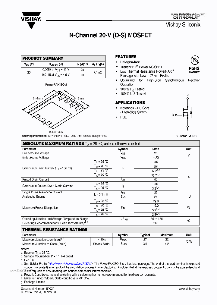 SIR484DP_251495.PDF Datasheet