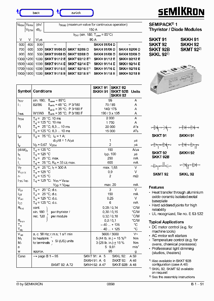 SKKT92_255505.PDF Datasheet