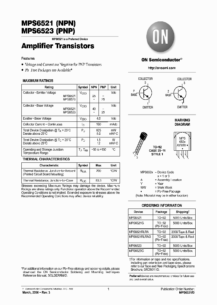 MPS6521_310766.PDF Datasheet