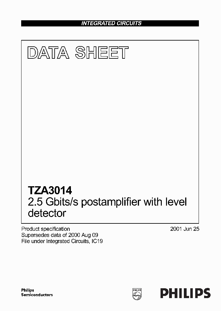 TZA3014_700160.PDF Datasheet