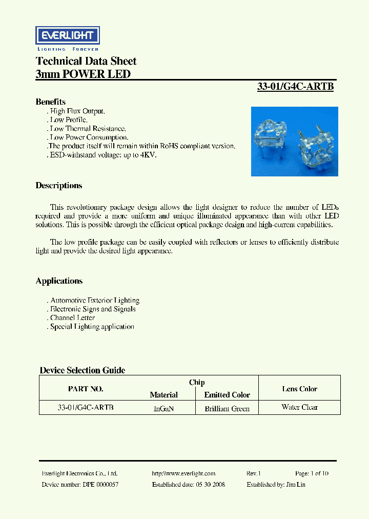 33-01-G4C-ARTB08_701338.PDF Datasheet