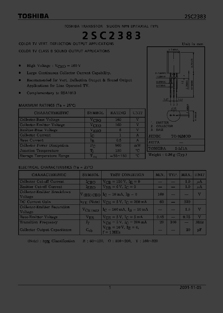 2SC2383_316850.PDF Datasheet