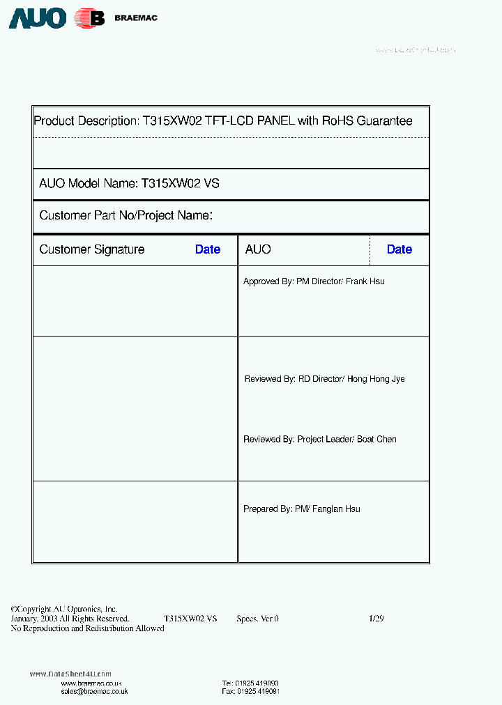 T315XW02-VS_318490.PDF Datasheet