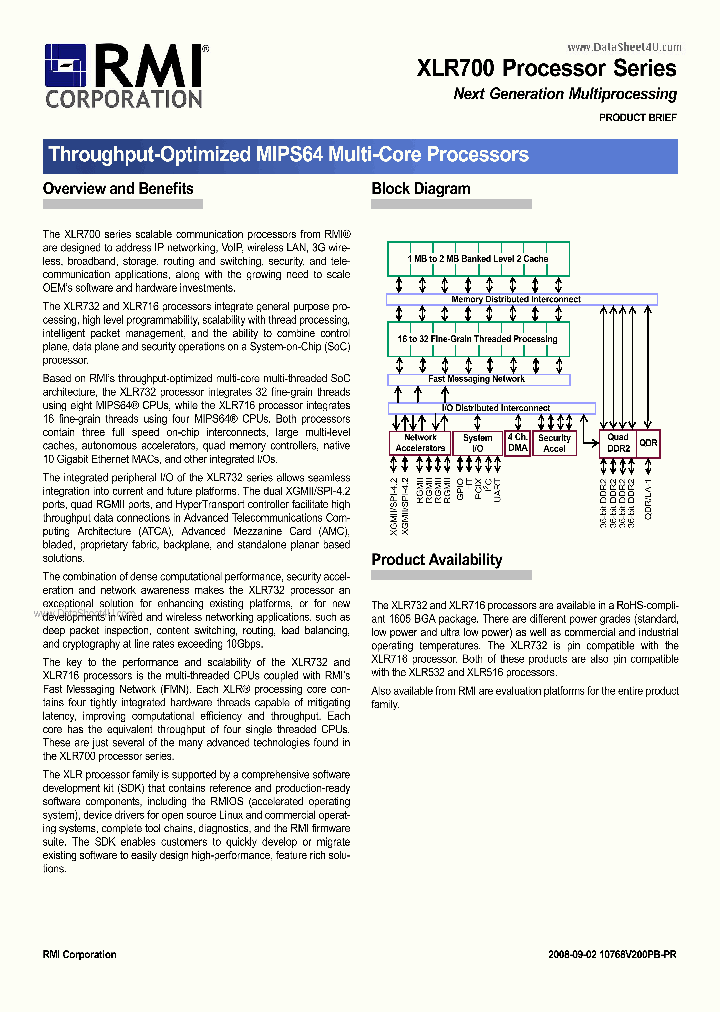 XLR700_319851.PDF Datasheet