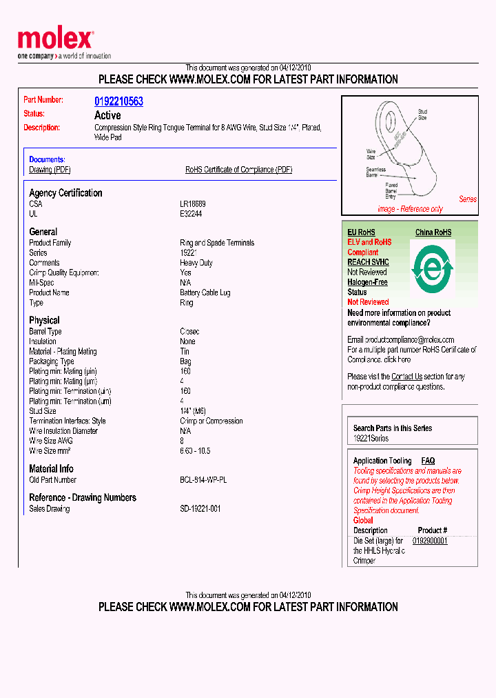 BCL-814-WP-PL_740520.PDF Datasheet