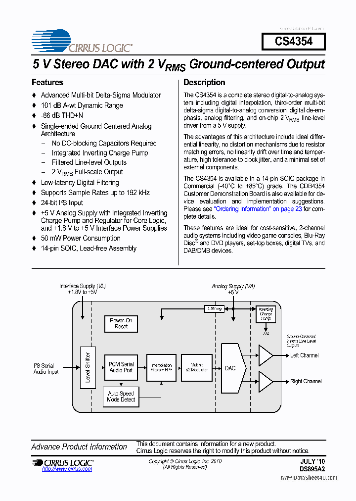 CDB4354_390900.PDF Datasheet