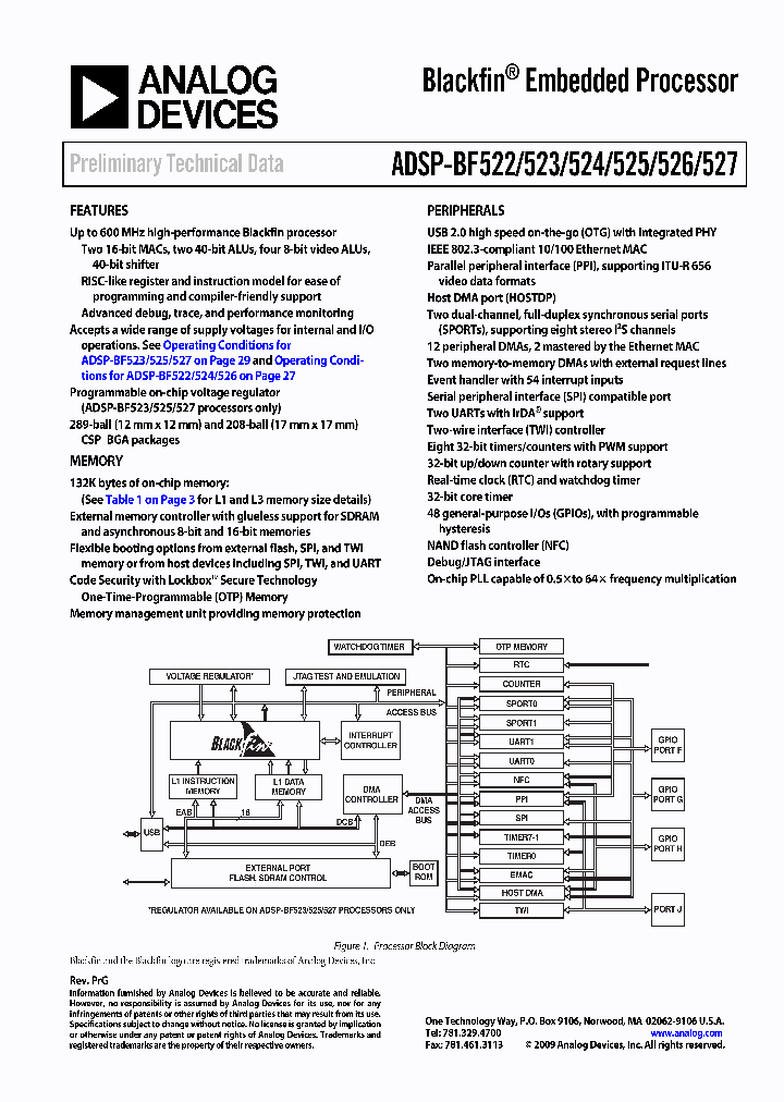ADSP-BF526_760976.PDF Datasheet