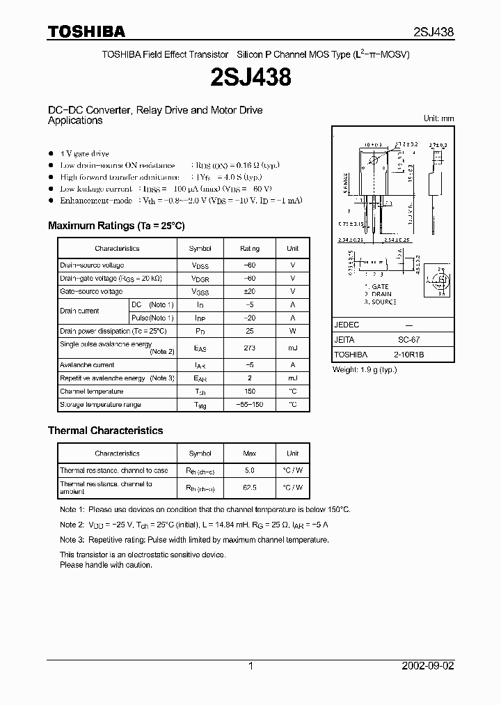 2SJ438_402328.PDF Datasheet