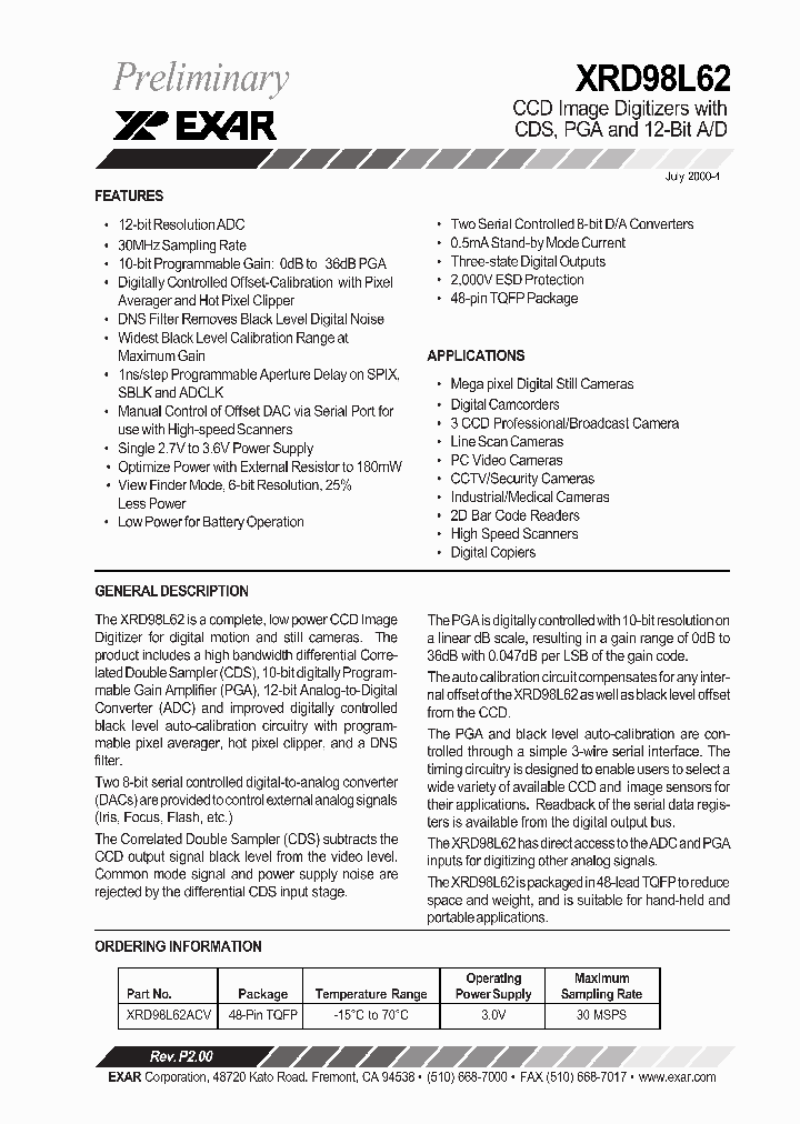 XRD98L62ZEVAL_417482.PDF Datasheet