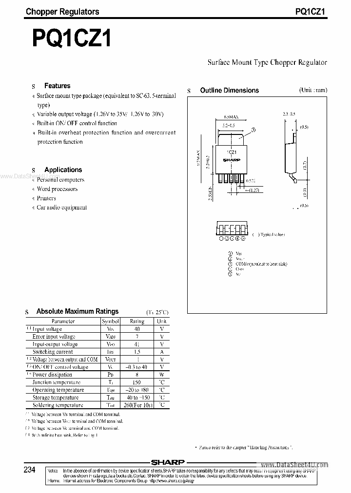 PQ1CZ1_398309.PDF Datasheet