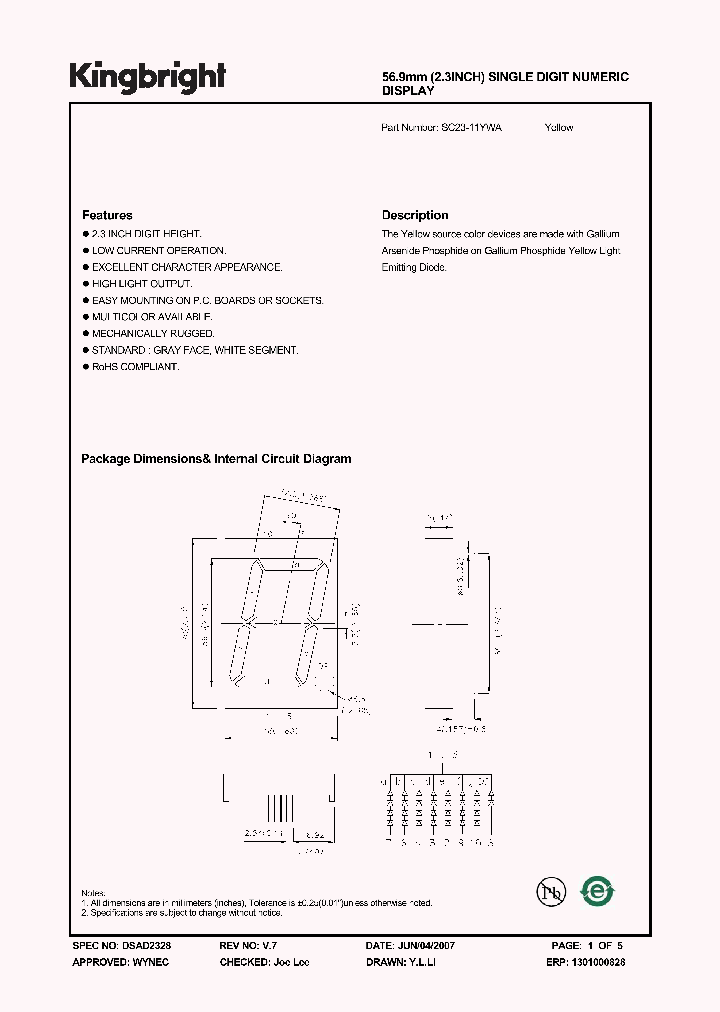 SC23-11YWA_431695.PDF Datasheet