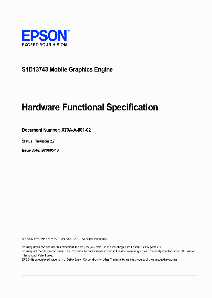 S1D13743F00A200_440931.PDF Datasheet