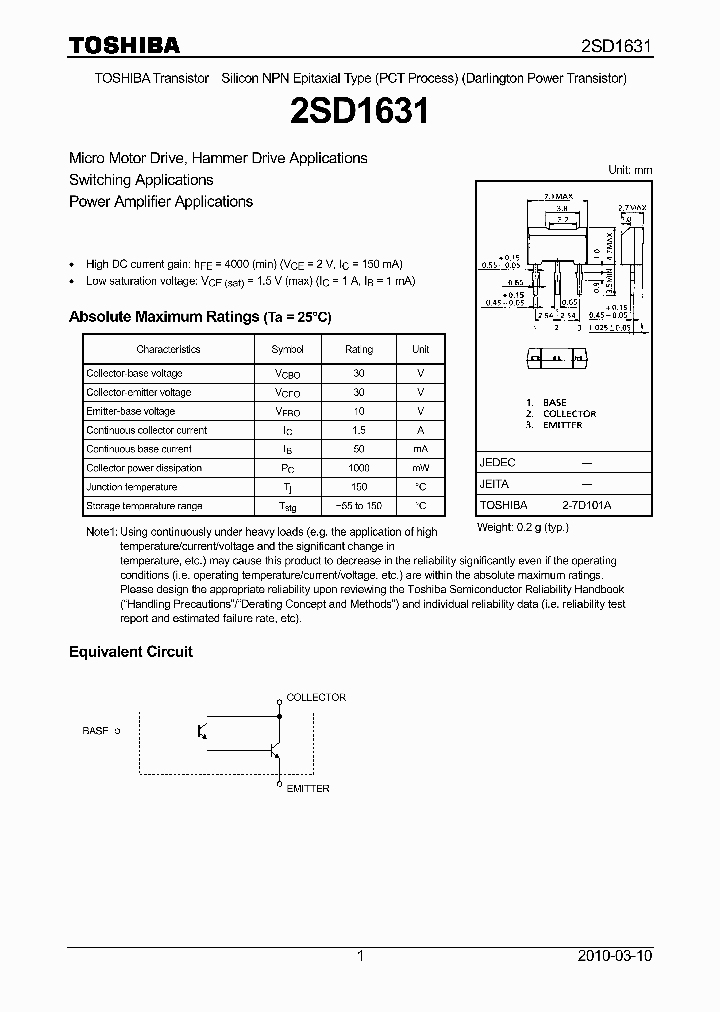 2SD1631_791985.PDF Datasheet