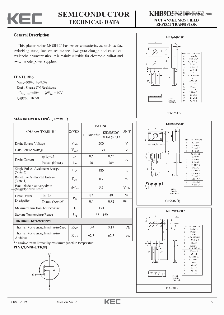 9D5N20P_421835.PDF Datasheet