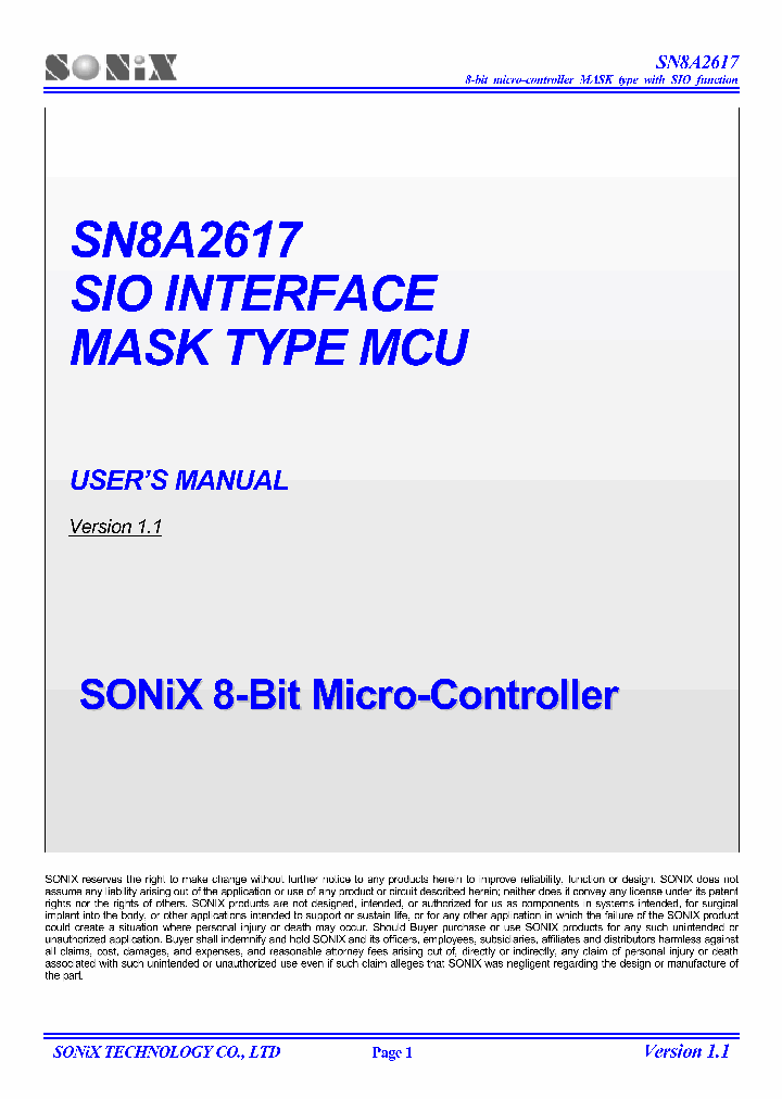 SN8A2617_849967.PDF Datasheet