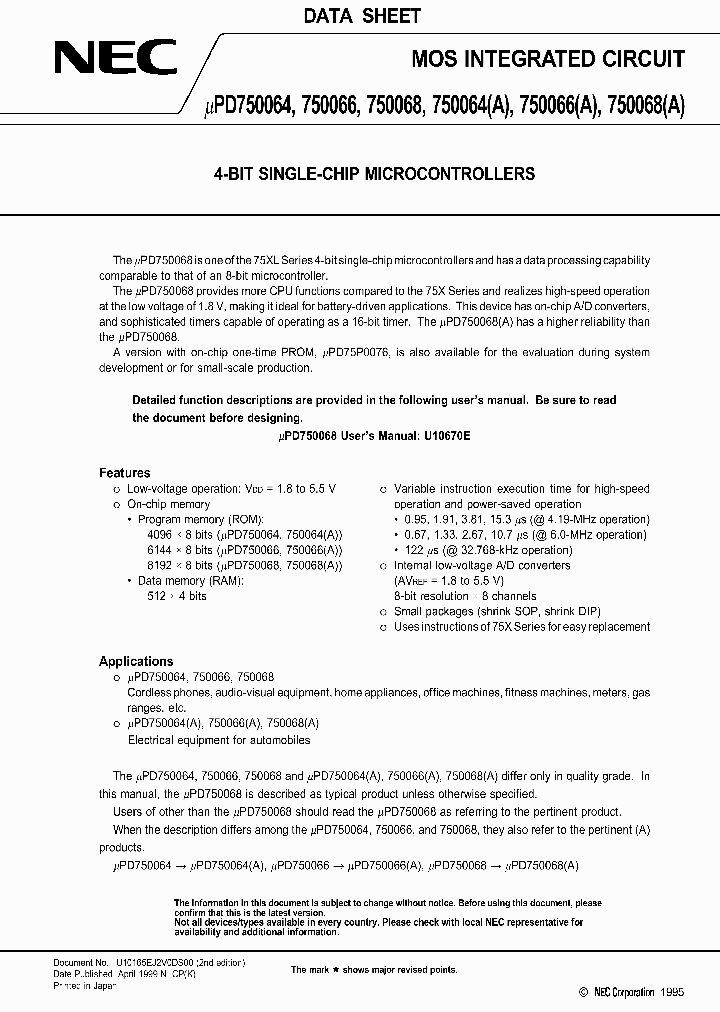 UPD750066GT-XXX-E2-A_498976.PDF Datasheet