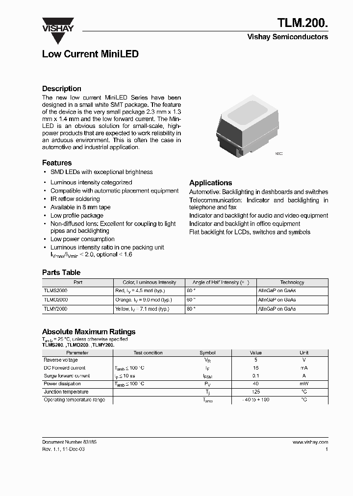 TLM200_516838.PDF Datasheet