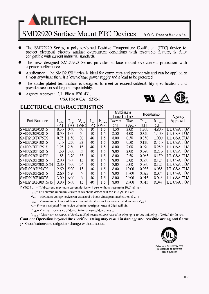 SMD2920_460590.PDF Datasheet