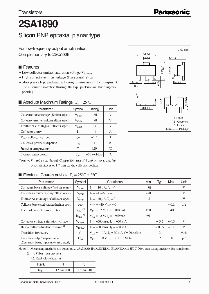 2SA1890_528730.PDF Datasheet