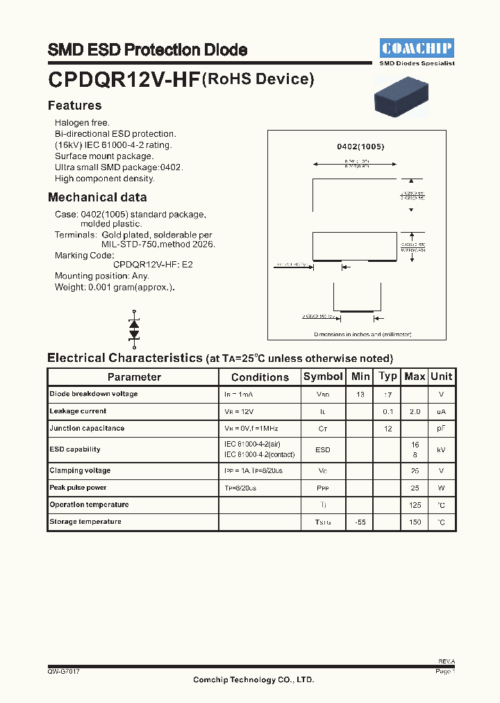 CPDQR12V-HF_884939.PDF Datasheet