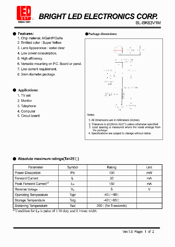 BL-BK63V1M_887816.PDF Datasheet